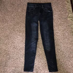 Never worn Jean looking leggings